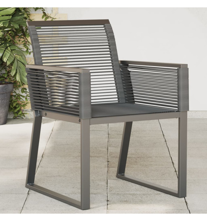 Chaises de jardin lot de 4 noir résine tressée | Mobilier & Déco