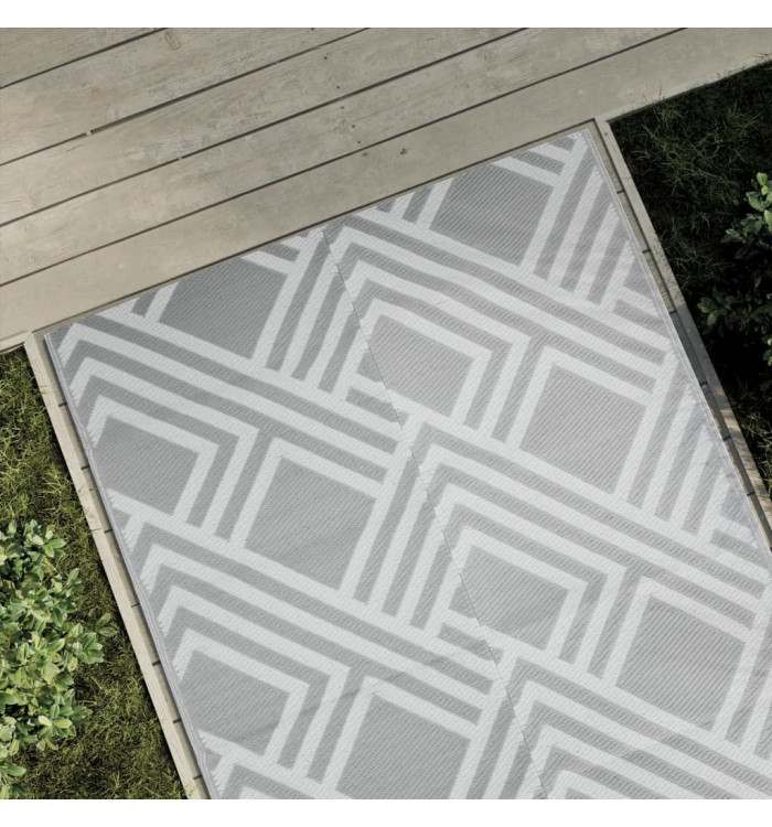 Tapis d'extérieur ARAKIL Gris 120x180 cm PP | Mobilier & Déco