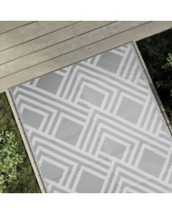 Tapis d'extérieur ARAKIL Gris 120x180 cm PP | Mobilier & Déco