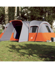 Tente familiale tunnel 16 personnes gris imperméable | Mobilier & Déco