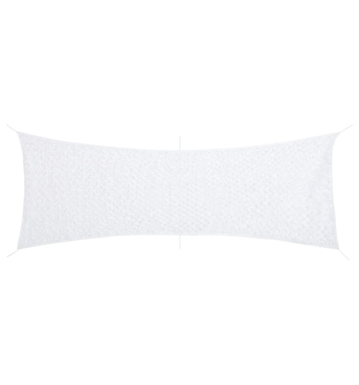 Filet de camouflage avec sac de rangement 519x142 cm blanc | Mobilier & Déco