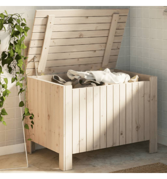 Boîte de rangement avec couvercle RANA bois massif de pin | Mobilier & Déco