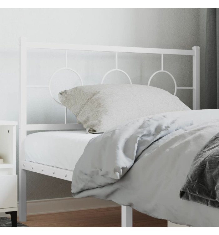 Tête de lit métal blanc 100 cm | Mobilier & Déco