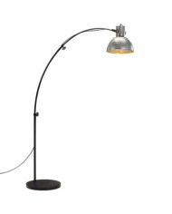 Lampadaire 25 W argent vintage 150 cm E27 | Mobilier & Déco
