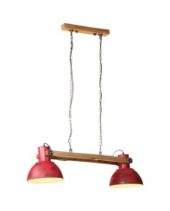 Lampe suspendue 25 W rouge délavé 85x28x109 cm E27 | Mobilier & Déco
