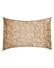 Filet de camouflage avec sac de rangement 410x285 cm sable | Mobilier & Déco
