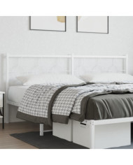 Tête de lit métal blanc 200 cm | Mobilier & Déco