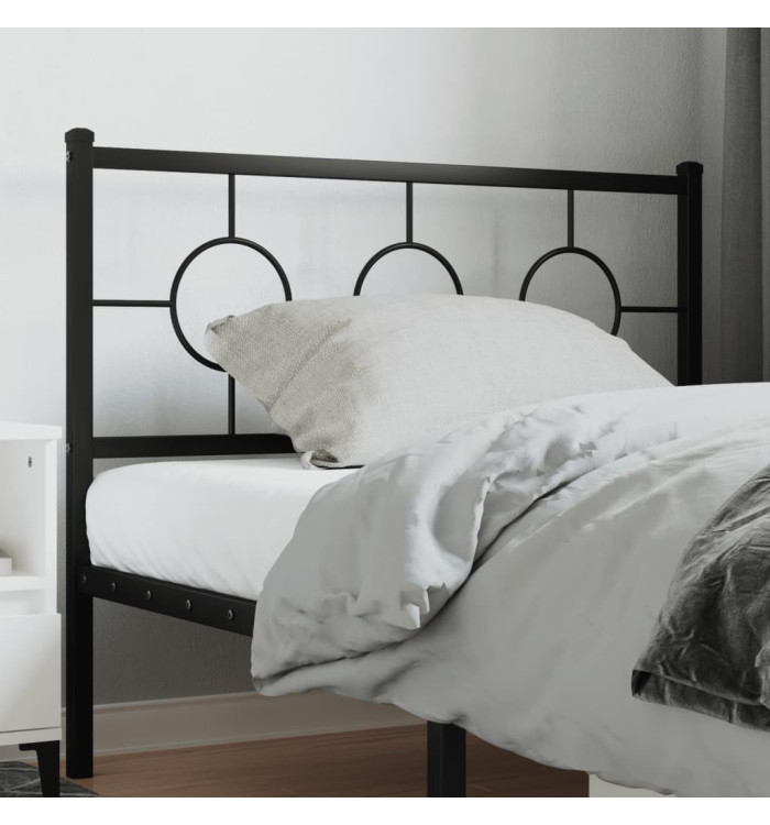 Tête de lit métal noir 107 cm | Mobilier & Déco