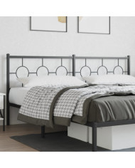 Tête de lit métal noir 193 cm | Mobilier & Déco