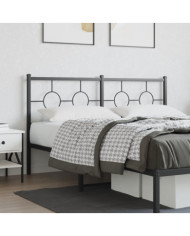 Tête de lit métal noir 160 cm | Mobilier & Déco