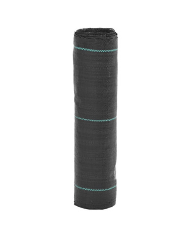 Membrane anti-mauvaises herbes noir 0,5x25 m PP | Mobilier & Déco