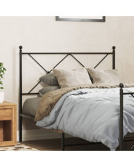Tête de lit métal noir 100 cm | Mobilier & Déco