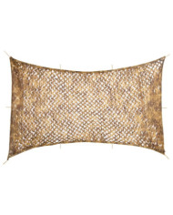Filet de camouflage avec sac de rangement 600x414 cm sable | Mobilier & Déco