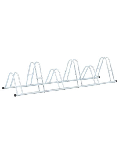 Support de vélo au sol autoportant pour 6 vélos acier galvanisé | Mobilier & Déco