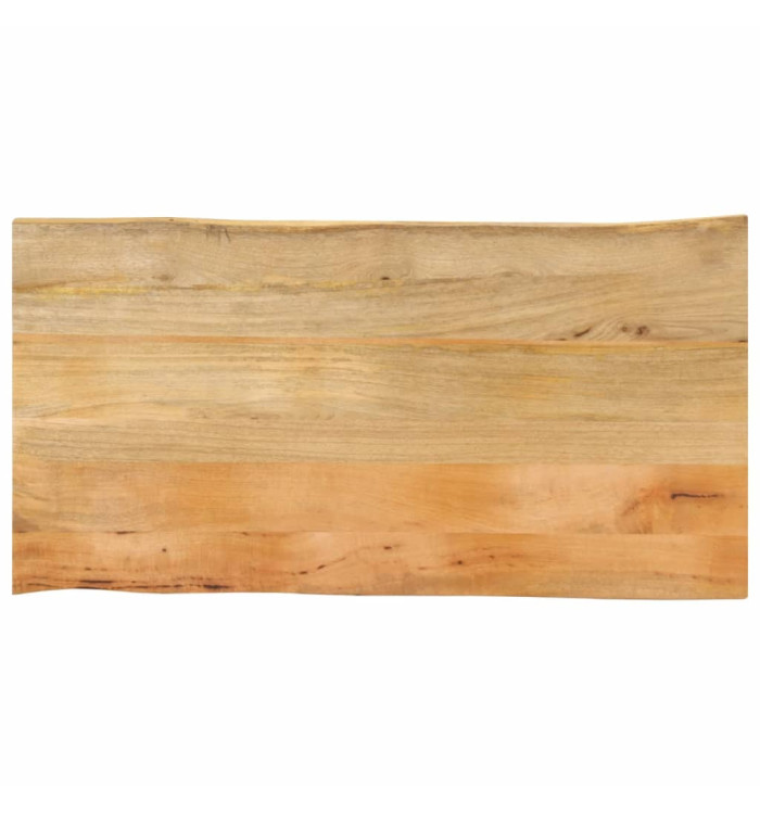 Dessus de table 100x60x2,5 cm bord vivant bois massif manguier | Mobilier & Déco