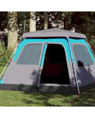 Tente de camping à dôme 4 personnes bleu libération rapide | Mobilier & Déco