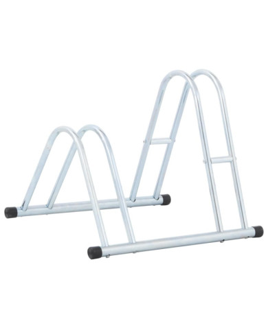 Support de vélo au sol autoportant pour 2 vélos acier galvanisé | Mobilier & Déco