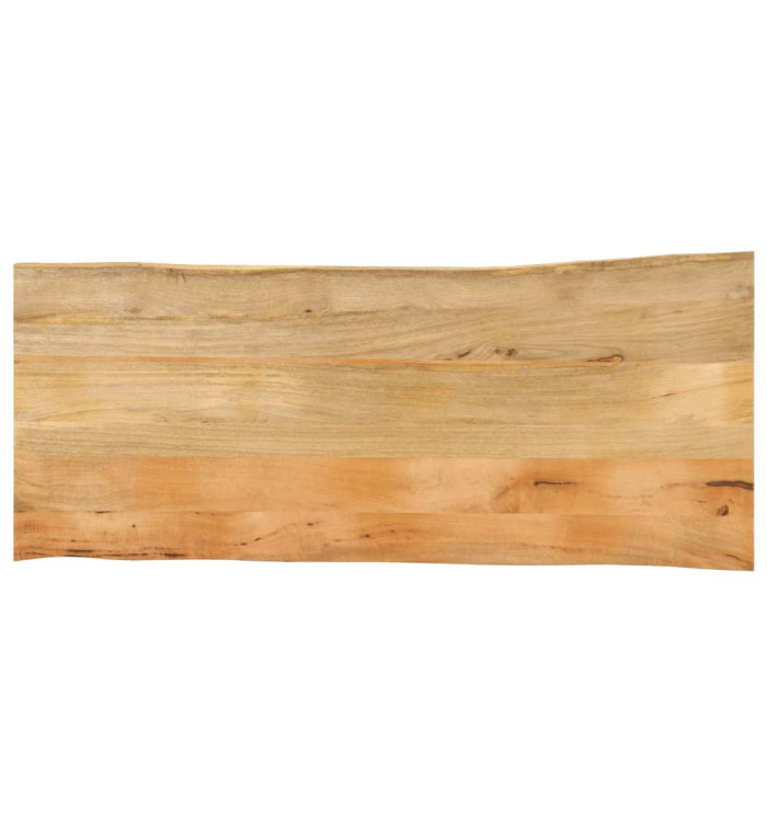 Dessus de table 140x60x3,8 cm bord vivant bois massif manguier | Mobilier & Déco