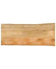 Dessus de table 140x60x3,8 cm bord vivant bois massif manguier | Mobilier & Déco