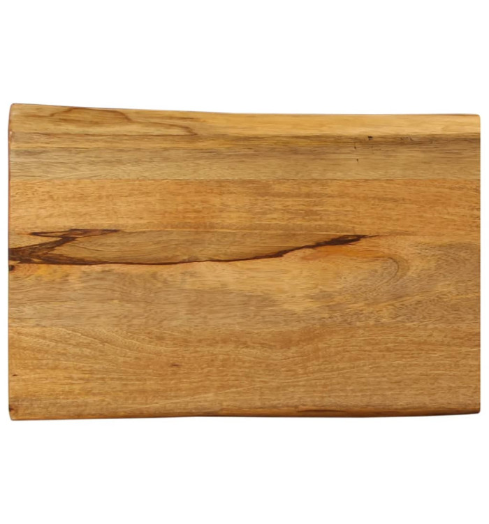 Dessus de table 50x40x2,5 cm bord vivant bois massif manguier | Mobilier & Déco