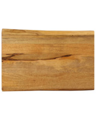 Dessus de table 50x40x2,5 cm bord vivant bois massif manguier | Mobilier & Déco