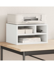 Support d'imprimante blanc 40x32x22,5 cm bois d'ingénierie | Mobilier & Déco
