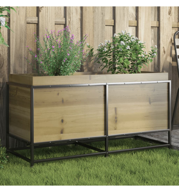 Jardinière 100x40x50 cm bois de pin imprégné | Mobilier & Déco