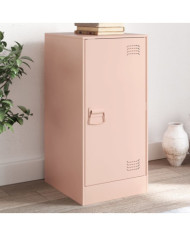 Buffet rose 34,5x39x73 cm acier | Mobilier & Déco