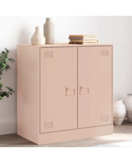 Buffet rose 67x39x73 cm acier | Mobilier & Déco