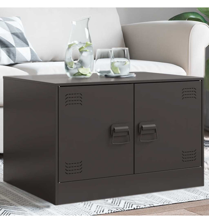 Table basse noir 67x50x44 cm acier | Mobilier & Déco