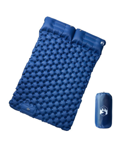 Matelas de camping autogonflant avec oreillers 2 personnes | Mobilier & Déco