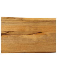 Dessus de table 70x40x2,5 cm bord vivant bois massif manguier | Mobilier & Déco
