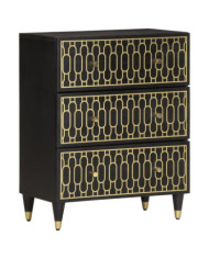 Armoire latérale 60x33x75 cm bois massif de manguier | Mobilier & Déco