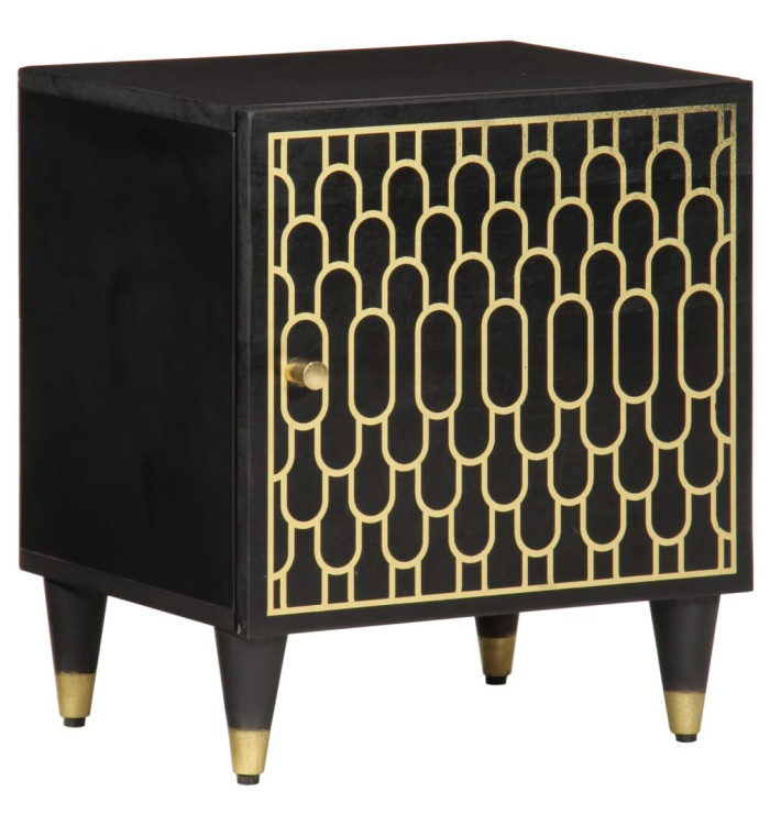 Table de chevet 40x33x46 cm Bois de manguier solide | Mobilier & Déco