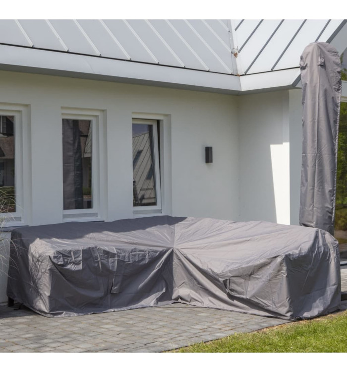 Madison Housse de meubles d'extérieur 320 x 255 x 70 cm Droit Gris | Mobilier & Déco