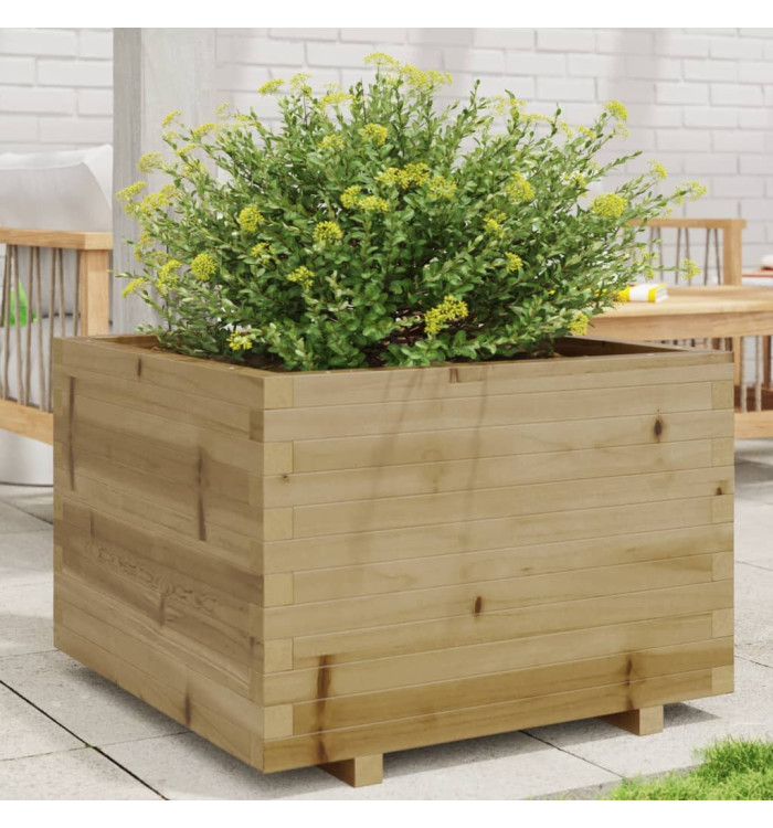 Jardinière 70x70x49,5 cm bois de pin imprégné | Mobilier & Déco