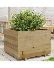 Jardinière 70x70x49,5 cm bois de pin imprégné | Mobilier & Déco