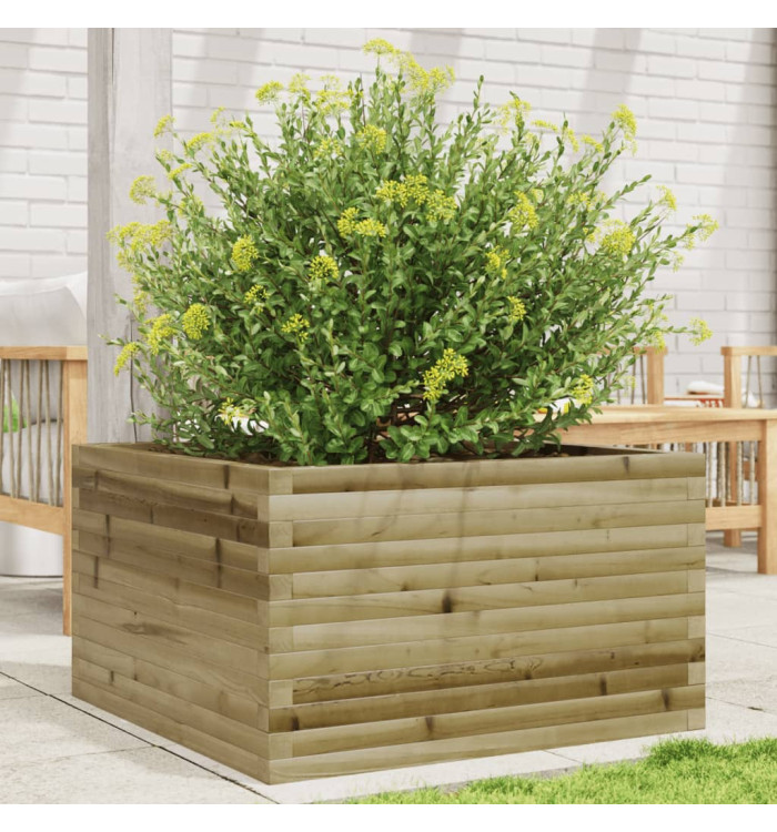 Jardinière 80x80x45,5 cm bois de pin imprégné | Mobilier & Déco