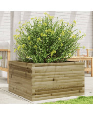 Jardinière 80x80x45,5 cm bois de pin imprégné | Mobilier & Déco