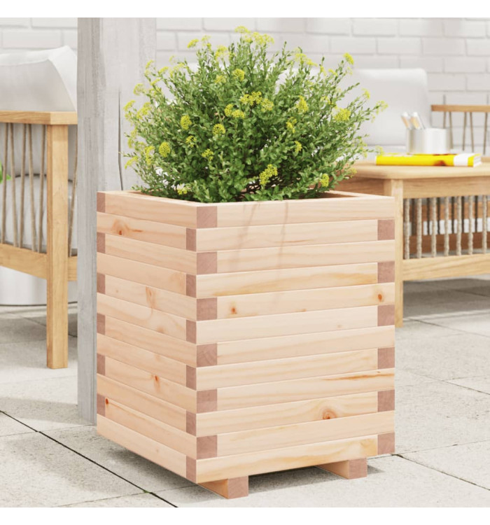 Jardinière 40x40x49,5 cm bois de pin massif | Mobilier & Déco