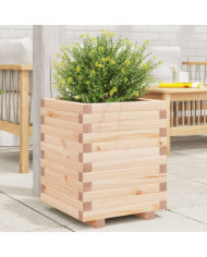 Jardinière 40x40x49,5 cm bois de pin massif | Mobilier & Déco