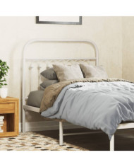 Tête de lit métal blanc 90 cm | Mobilier & Déco
