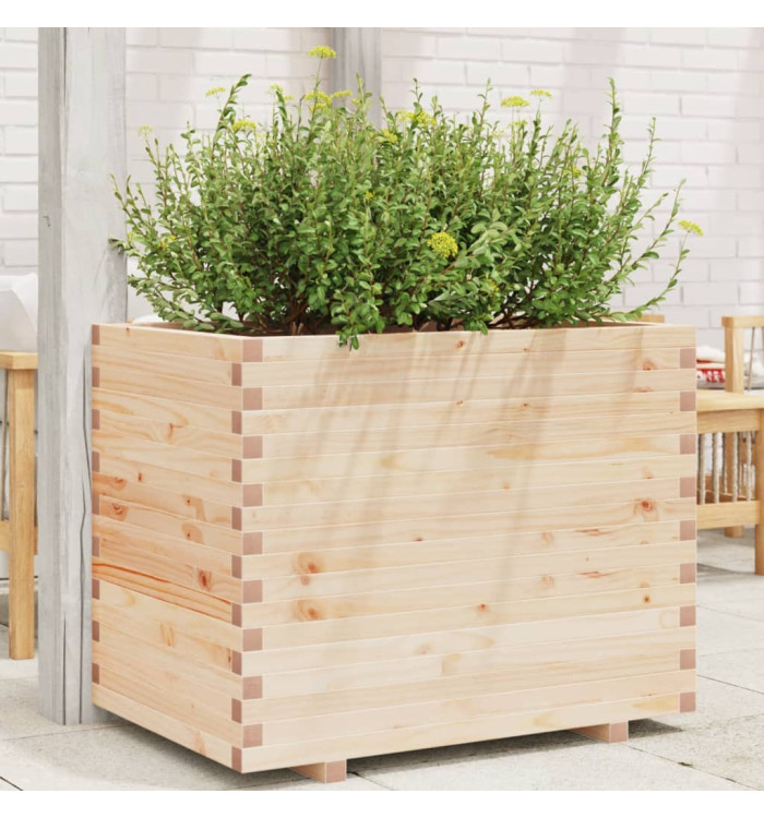 Jardinière 90x60x72 cm bois de pin massif | Mobilier & Déco
