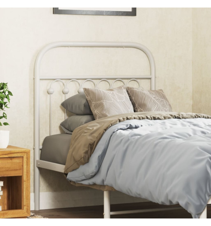 Tête de lit métal blanc 75 cm | Mobilier & Déco