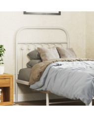 Tête de lit métal blanc 75 cm | Mobilier & Déco