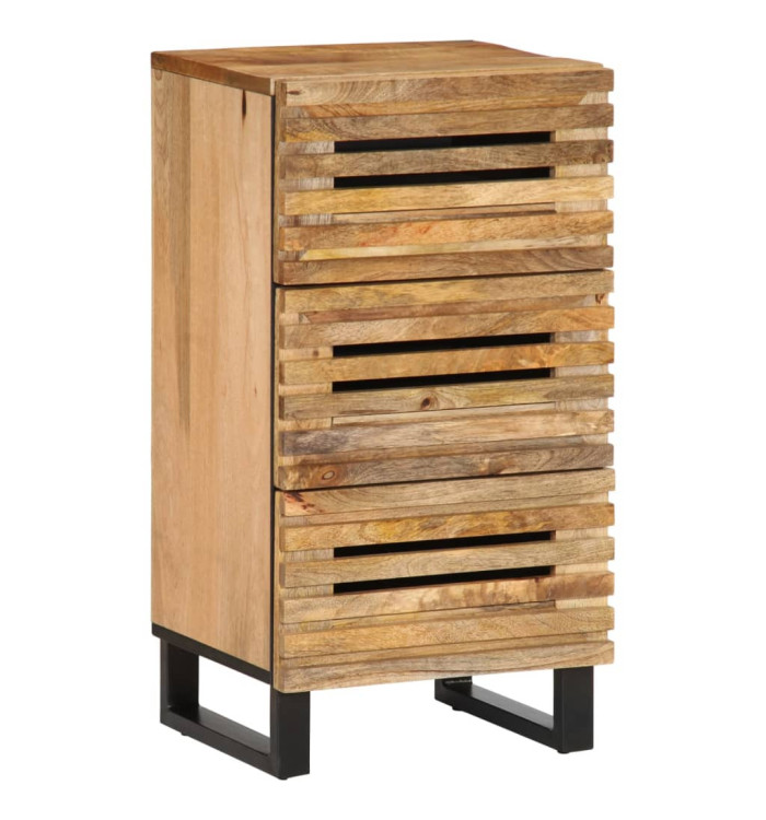Buffet 40x34x75 cm bois de manguier massif brut | Mobilier & Déco