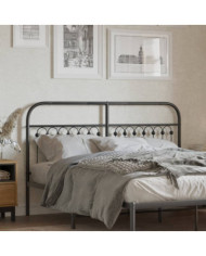 Tête de lit métal noir 160 cm | Mobilier & Déco