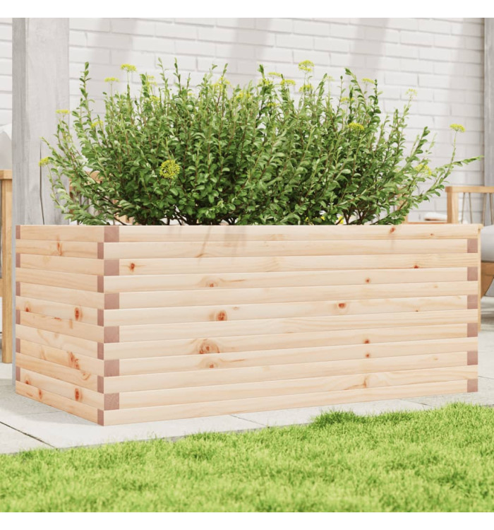 Jardinière 110x60x45,5 cm bois de pin massif | Mobilier & Déco