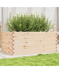 Jardinière 110x60x45,5 cm bois de pin massif | Mobilier & Déco