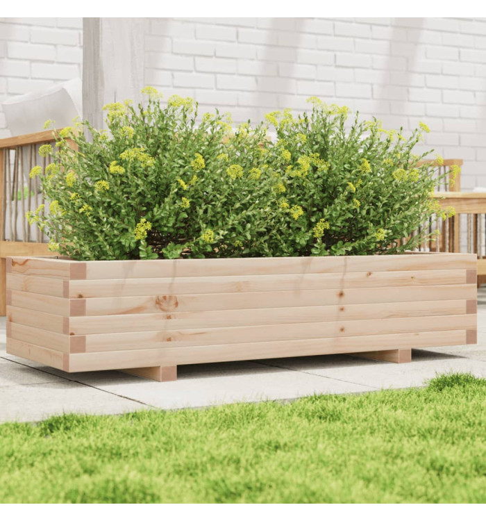 Jardinière 110x40x26,5 cm bois de pin massif | Mobilier & Déco
